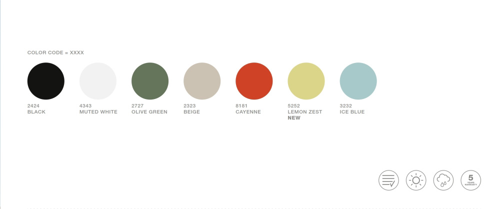 Colores Sillas Alua HOUE